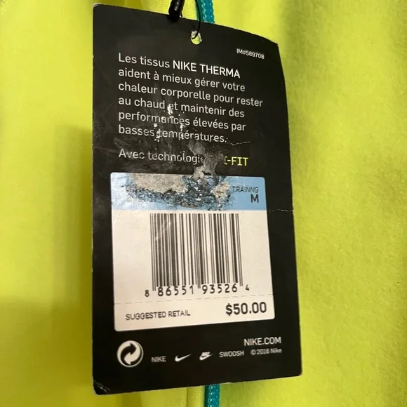 Nike neon yellow hoodie for girls - Picture 3 of 3